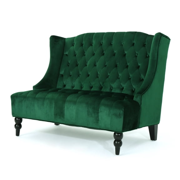GDF Studio Loveseat, Emerald