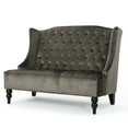 thumbnail image 1 of GDF Studio Loveseat, Gray, 1 of 7