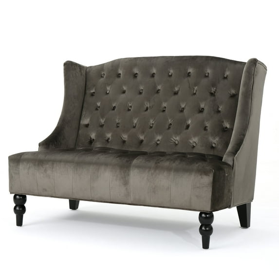 GDF Studio Loveseat, Gray