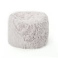 thumbnail image 1 of GDF Studio Lycus Furry Bean Bag, Lavender, 1 of 5