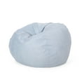 thumbnail image 1 of GDF Studio Lynnex Modern Microfiber 5 Foot Bean Bag, Sea Foam Teal, 1 of 6