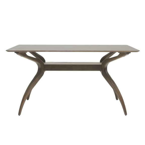 GDF Studio Mabel Mid Century Modern Wood Dining Table, Walnut