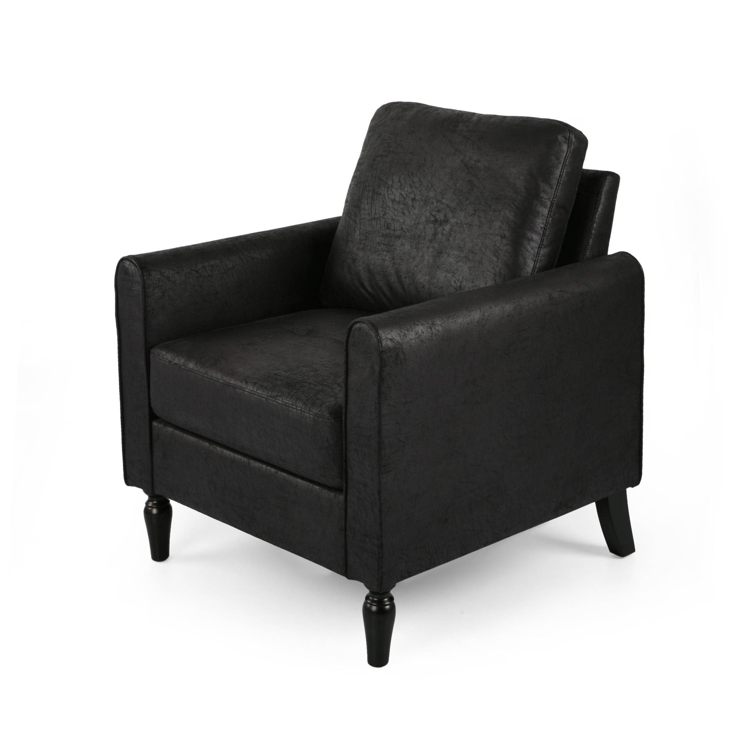 GDF Studio Marquette Contemporary Microfiber Upholstered Club Chair
