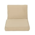 thumbnail image 1 of GDF Studio Massey Outdoor Water Resistant Fabric Club Chair Cushions with Piping, Tan, 1 of 7