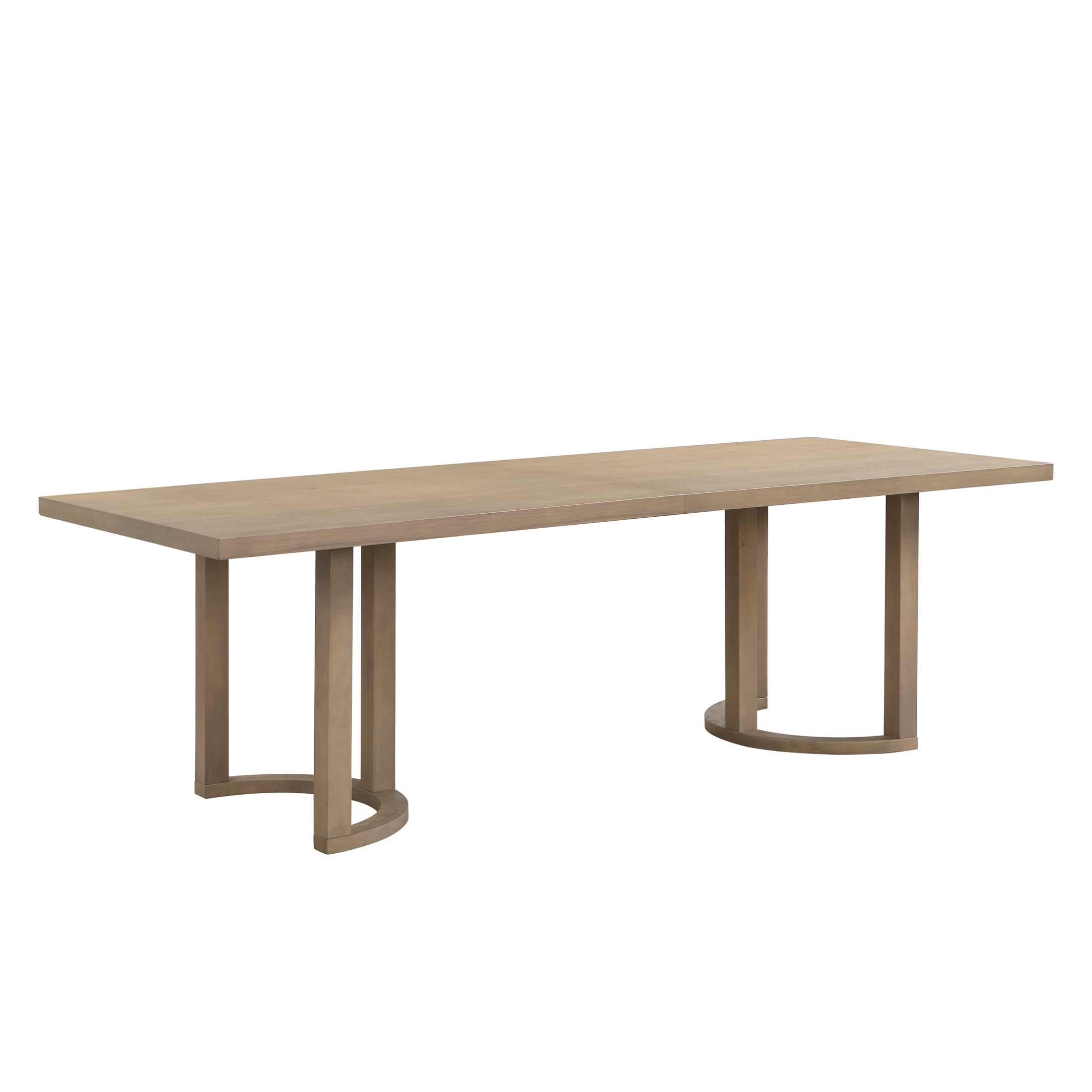 GDF Studio Modern Rectangular Dining Table with U-Shaped Trestle Base, Seats 8