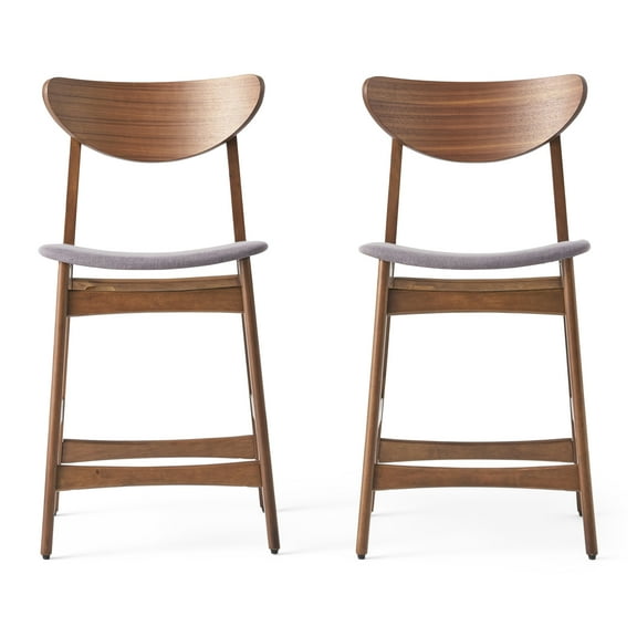GDF Studio Molle Indoor Mid Century Design 24-inch Counter Stools (Set of 2)
