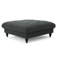 thumbnail image 1 of GDF Studio Molly Fabric Ottoman, Dark Grey, 1 of 6