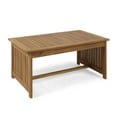 thumbnail image 1 of GDF Studio Navan Outdoor Acacia Wood Coffee Table, Brown, 1 of 7