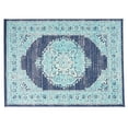 thumbnail image 1 of GDF Studio Oxbow 5'3" x 7' Indoor/Outdoor Area Rug, Blue and Ivory, 1 of 6