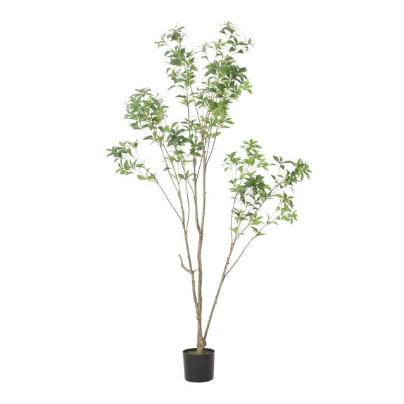 GDF Studio Purling 82.7 inch Artificial Pieris Tree, 7' x 3'