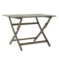 thumbnail image 1 of GDF Studio Rabion Outdoor Acacia Wood Folding Dining Table, Gray, 1 of 8