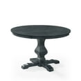 thumbnail image 1 of GDF Studio Remuda Rustic Wood Circular Dining Table, Gray, 1 of 7