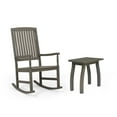 thumbnail image 1 of GDF Studio Reynard Outdoor Acacia Wood Rocking Chair and Side Table Set, Gray, 1 of 12