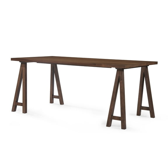GDF Studio Sabrina Mid Century Modern Wood Dining Table, Walnut