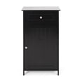 thumbnail image 1 of GDF Studio Sandhurst Modern Bathroom Storage Cabinet, Black, 1 of 13