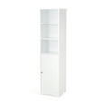 thumbnail image 1 of GDF Studio Schemkel Modern Free Standing Bathroom Storage Cabinet, Matte White, 1 of 10