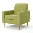 thumbnail image 1 of GDF Studio Silvester Contemporary Fabric Club Chair, Muted Green and Natural, 1 of 9