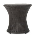 thumbnail image 1 of GDF Studio Skyline Outdoor Wicker Side Table, Multibrown, 1 of 6