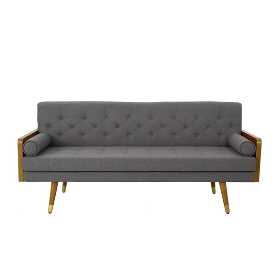 GDF Studio Sofa, Gray Fabric