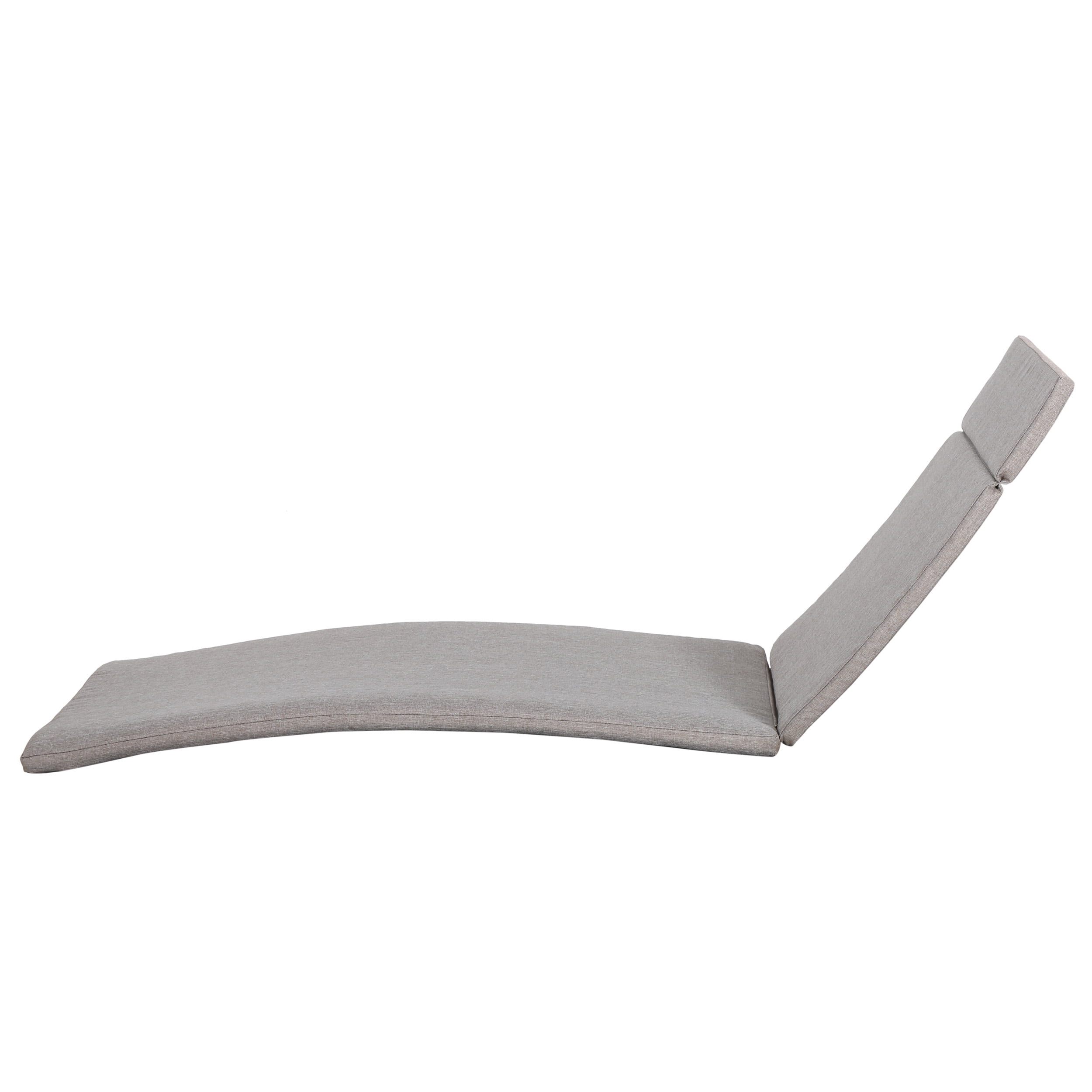 GDF Studio Soleil Outdoor Water Resistant Chaise Lounge Cushion, Charcoal