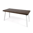 thumbnail image 1 of GDF Studio Spanish Bay Outdoor Acacia Wood Rectangular Dining Table Dark Brown, 300 lbs, 1 of 11
