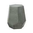 thumbnail image 1 of GDF Studio Spofford Modern Hammered Iron Geometric Side Table, Brushed Antique Silver, 1 of 8