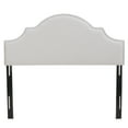 thumbnail image 1 of GDF Studio Stroelitz Contemporary Fabric Full/Queen Headboard with Nailhead Trim, Light Gray, 1 of 7