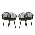 thumbnail image 1 of GDF Studio Tate Outdoor Modern Dining Chair , Set of 4, Black, 1 of 6