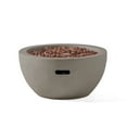thumbnail image 1 of GDF Studio Toulouse Outdoor 40,000 BTU Lightweight Concrete Fire Pit Bowl (No Tank Holder), Light Gray, 1 of 10