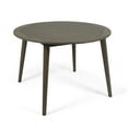 thumbnail image 1 of GDF Studio Wentworth Outdoor Acacia Wood Circular Round Dining Table Gray, 4 Person, 1 of 8