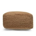 thumbnail image 1 of GDF Studio Wilsey Boho Handcrafted Tufted Fabric Square Pouf, Natural, 1 of 8