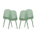 thumbnail image 1 of GDF Studio Yazmeen Outdoor Modern Dining Chair, Set of 4, Green, 1 of 11
