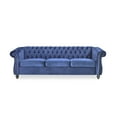 thumbnail image 1 of GDF Stusdio Adeto Tufted Velvet 3 Seater Sofa, Midnight Blue, 1 of 10