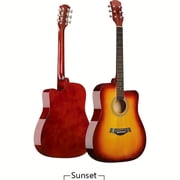 GDG 41 Inch Full Size Acoustic Guitar for Beginners, Complete Starter Kit with Gig Bag, Extra Strings & Guitar Picks