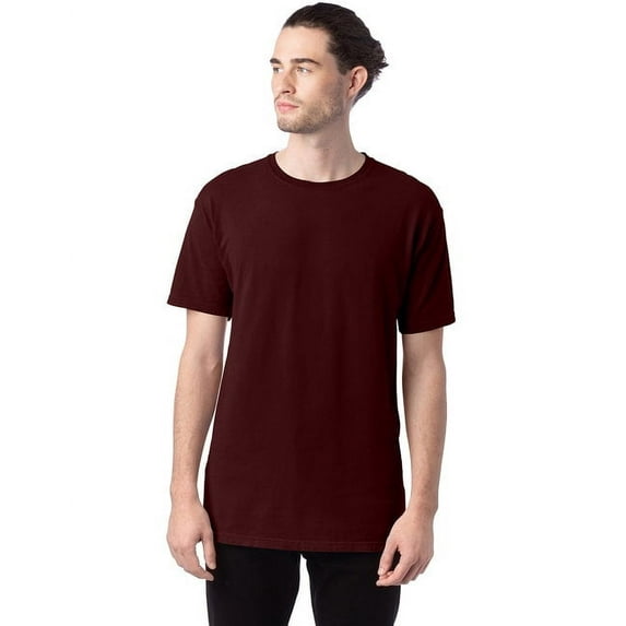 GDH100 Hanes ComfortWash Men's Garment-Dyed T-Shirt - Maroon - XS