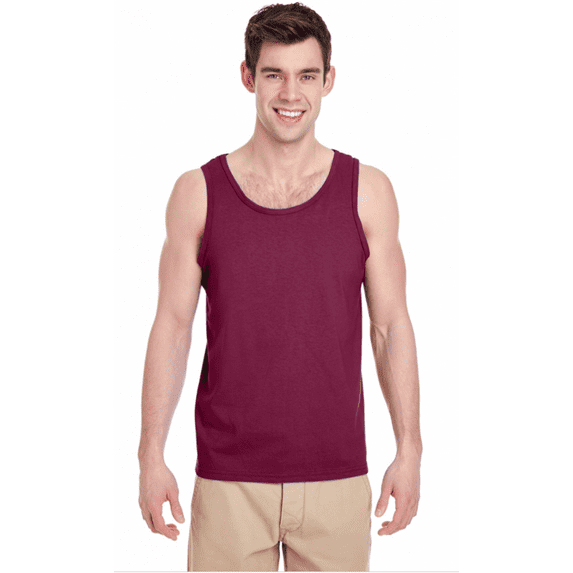 GDH300 Hanes Unisex Comfortwash Garment Dyed Tank Top Maroon S