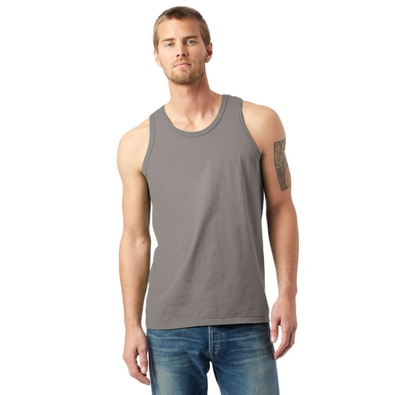 GDH300 Hanes Unisex Comfortwash Garment Dyed Tank Top New Railroad Gray XL