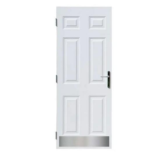 GDI Hardware Aluminum Kick Plate - Magnetic Mounted - 8" Height x 32" Width, 3/64" Thick for 36" Doors