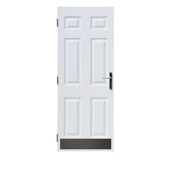 GDI Hardware Aluminum Kick Plate - Magnetic Mounted - Duro Coated/Dark Brown Finish - 8" Height x 34" Width, 3/64" Thick for 36" Doors