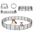 thumbnail image 1 of GDKASRNY Dog Playpen 24 Panels 32'' Height Portable Pet Dog Fence Indoor Outdoor for Yard,Rv Camping, 1 of 7