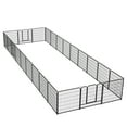 thumbnail image 1 of GDKASRNY Dog Playpen 24 Panels 40" Height Portable Dog Fence Pet Pen Indoor Outdoor for Yard/Rv Camping, 1 of 8