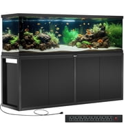 GDLF 125-150 Gallon Fish Tank Stand, Heavy Duty Metal Aquarium Stand with Power Outlet Stand Only