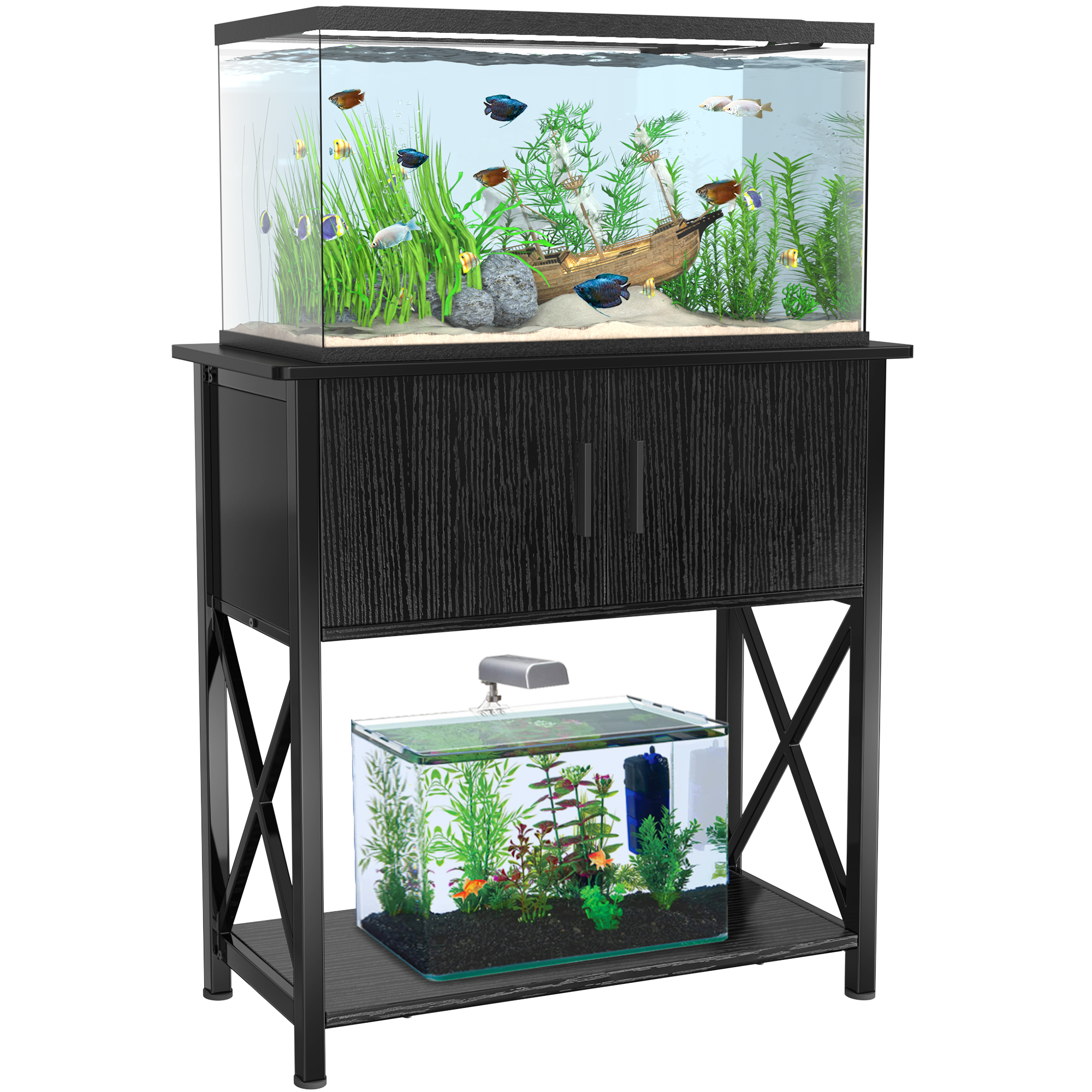 GDLF Aquarium Stand 29 Gallon Metal Fish Tank Stand 30 7 L 12 6 W GDLF Aquarium Stand 29 Gallon Metal Fish Tank Stand 30 7 L 12 6 W