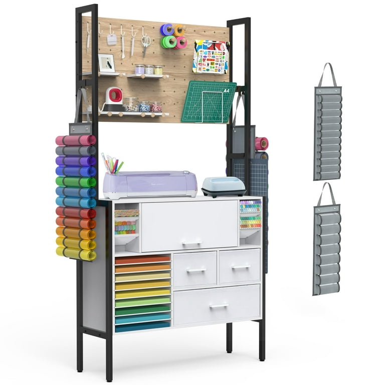 Craft Organizers and Storage Cabinet, Cricut Accessories w Charging Station  - Bed Bath & Beyond - 39526239