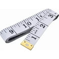 thumbnail image 1 of Soft Tape Measure Double Scale Body Sewing Flexible Ruler for Weight Loss Medical Body Measurement Sewing Tailor Craft Vinyl Ruler, Has Centimetre Scale on Reverse Side 60-inchï¼Whiteï¼, 1 of 7