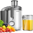 thumbnail image 1 of GDOR Kitchen Appliances Juicer Machine Dual Speeds Centrifugal Extractor, Titanium Enhanced Cut Disc, 2.5" Feed Chute Juicer, Anti-Drip, Includes Cleaning Brush,White, 1 of 9