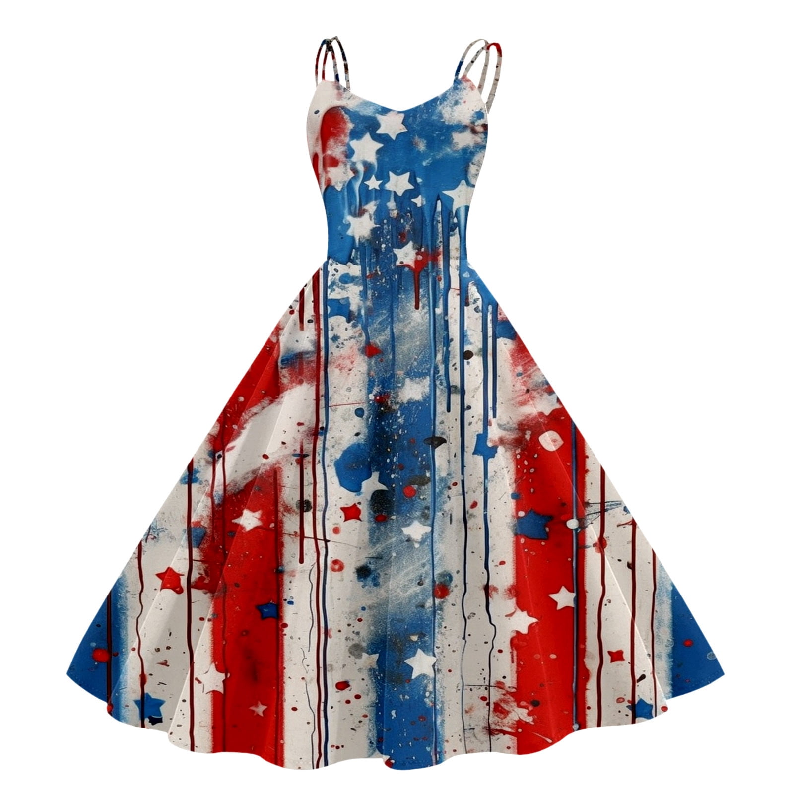 GDREDA Dresses for Women 2024 Elegant Vintage Cocktail Dresses for