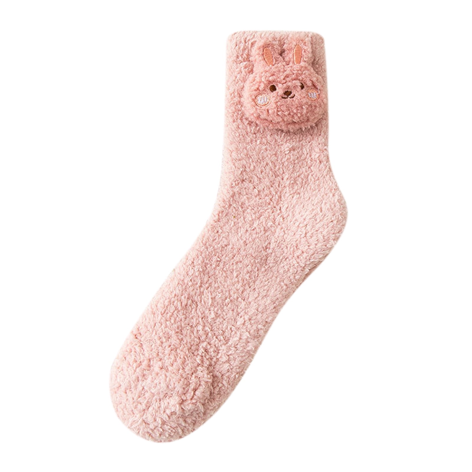 GDREDA Socks Womens Thermal Socks For Womens Coral Fleece Socks Stripe ...