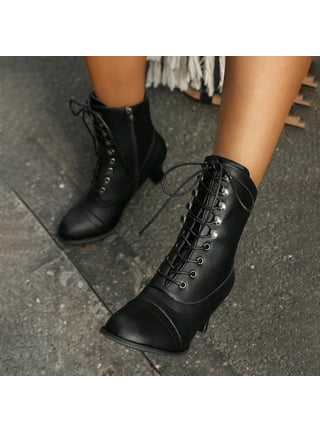 Granny boots flat hotsell