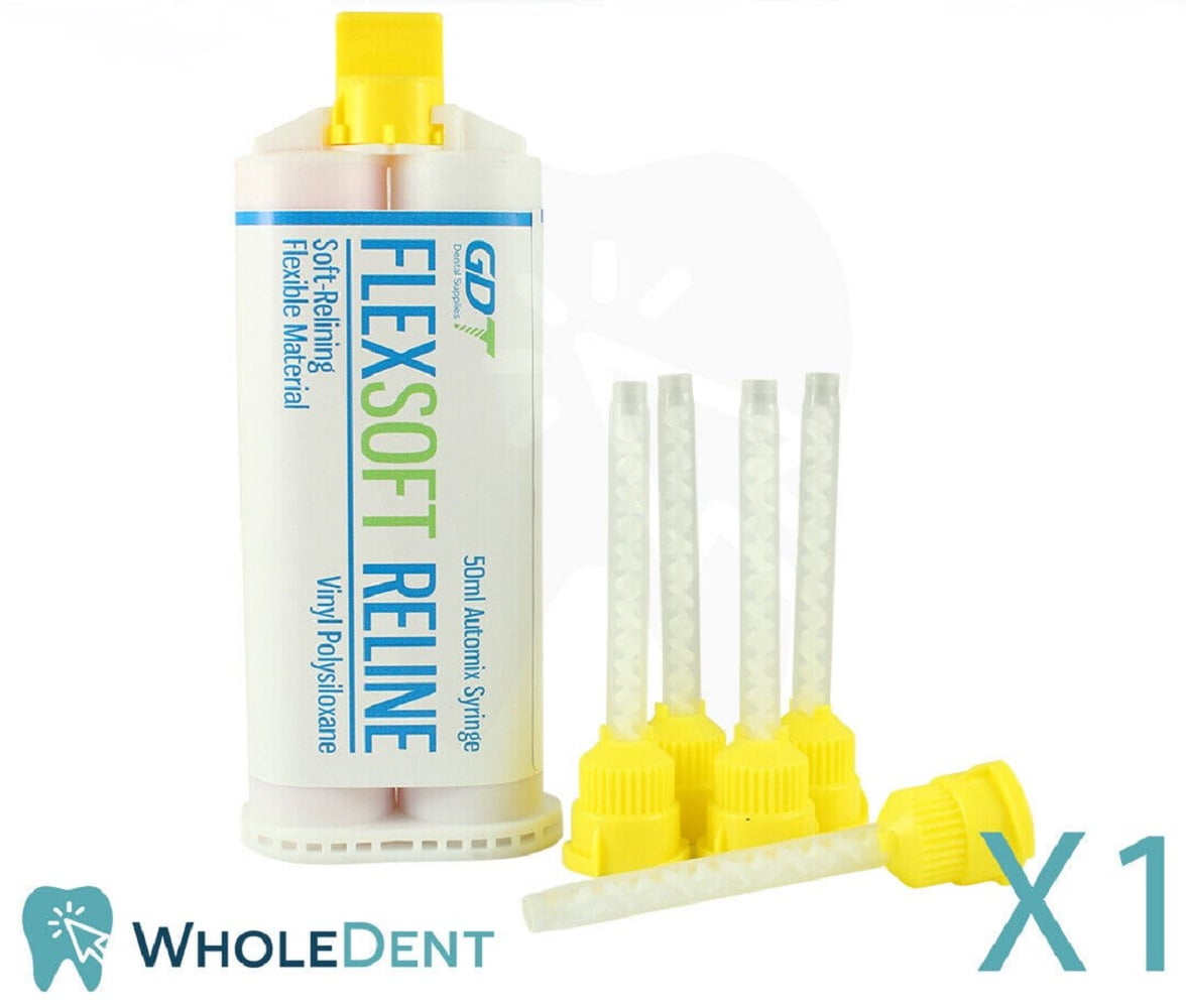 GDT Supplies FlexSoft Liner Material for Flexible Soft Reline Denture